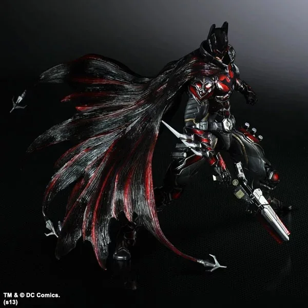 The Dark Knight Rises PA Kai Red Batman Action Figure 26cm Marvel Bat Man Model Toy Doll Movable The Dark Knight Rises PA Kai Red Batman Action Figure 26cm Marvel Bat Man Model Toy Doll Movable