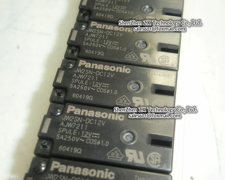Matsushita Мощность реле 8pin jw2sn-dc12v ajw7211 8 футов 12 В = 5a250v в наличии ~ | Электроника