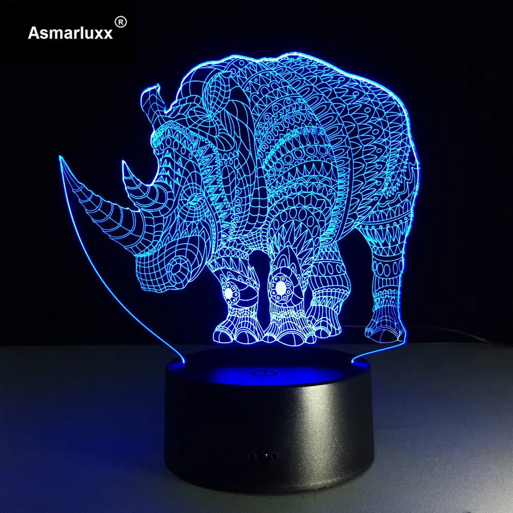 Asmarluxx 3d led lamp1253