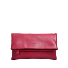 Chaude 2016 Femmes Fold Jour Embrayages Simple Classique Petit Messenger Sacs Élégant PU En Cuir Sacs À Main Épaule Pochette Sac QF072