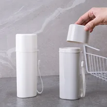 Luluhut Дорожный Чехол для зубной щетки, пластиковый чехол для зубной щетки, портативная коробка для зубной щетки, органайзер для зубной пасты, коробка для хранения щеток для волос