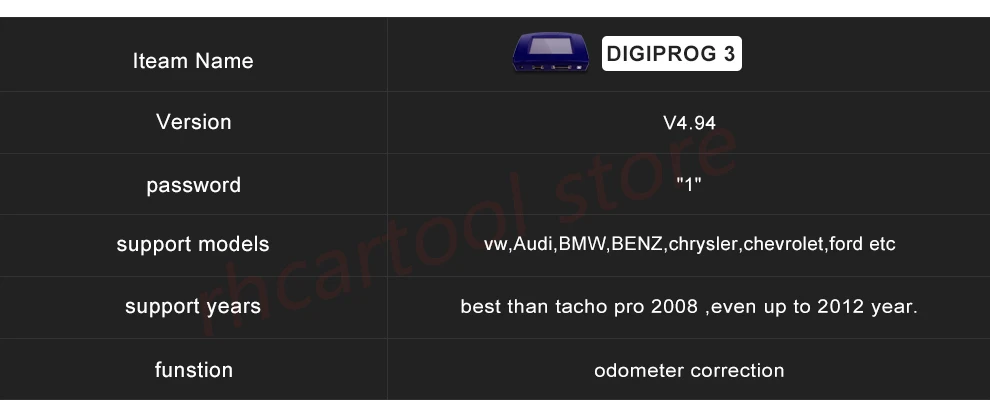 Obd2 автомобильный Стайлинг v4.94 digiprog iii коррекция одометра Digiprog 3 инструмент коррекции пробега Программист Полный набор диагностический инструмент