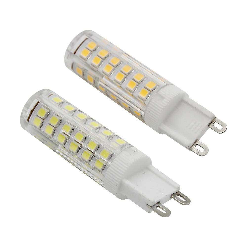 2835 SMD G9 5 Вт 75leds высокое качество Керамика кристалл светодиодные лампы Spotlight для люстры AC 200-240 В заменить 50 Вт галогенная лампа