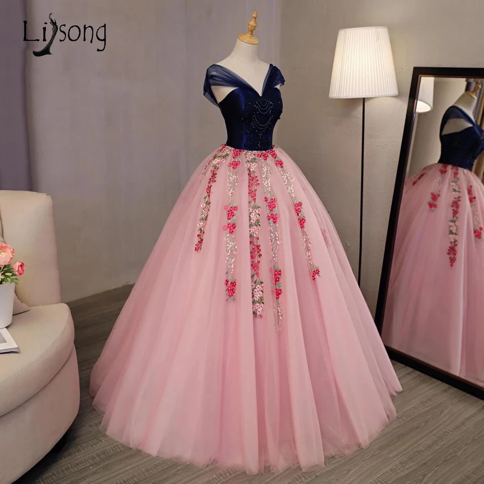 floral prom gowns