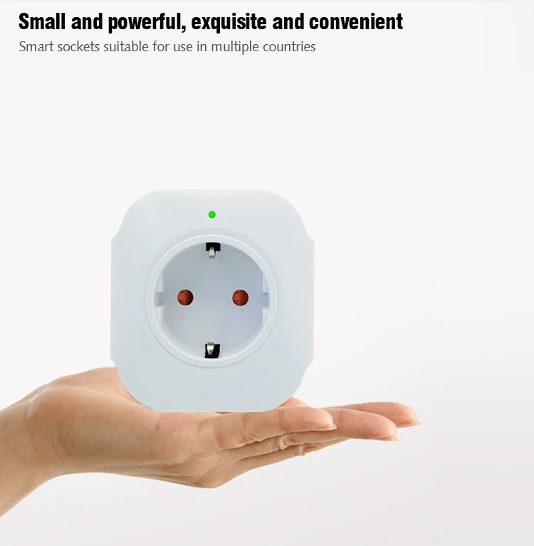 Smart Timing Switch EU FR Plug SmartLife App Control Voice by Google  Assistant Alexa Remote by Android Iphone Tuya APP,Smart Plug