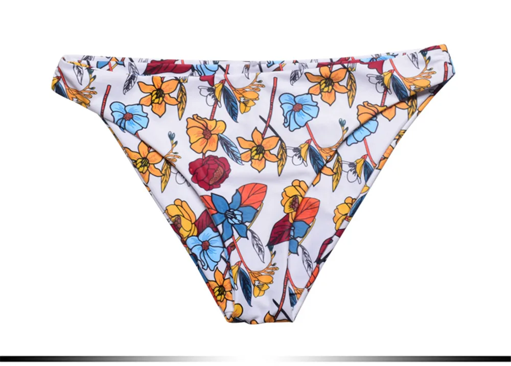 Sexy Padded Bikini Set Floral Swimwear Women Beach Bathing Suit Push Up Bandage Bikini Maillot De Bain Femme 2018 Swimsuits (9)