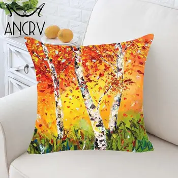 

ANCRV Polyester Beautiful Pillow Cover Butterflies Cushion Cover For Sofa Seating Living Room Pillow Case Decorative VQT6221