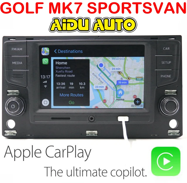 AIDUAUTO для VW Golf 7 MK7 VII Sportsvan MQB Touran Carplay 6," MIB радиоприемник