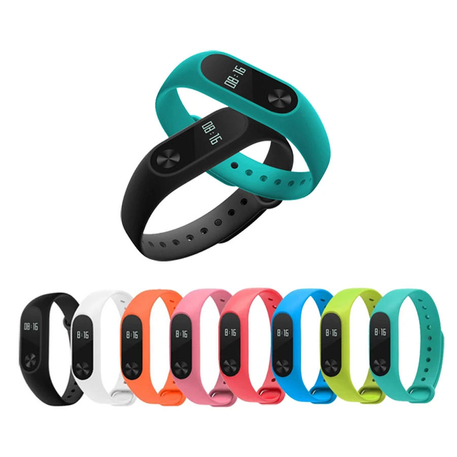 

Replace Watch Strap Silicone Wristband for Xiaomi Mi Band 2 Smart Bracelet Watch Band for Mi Band 2 No Sensor