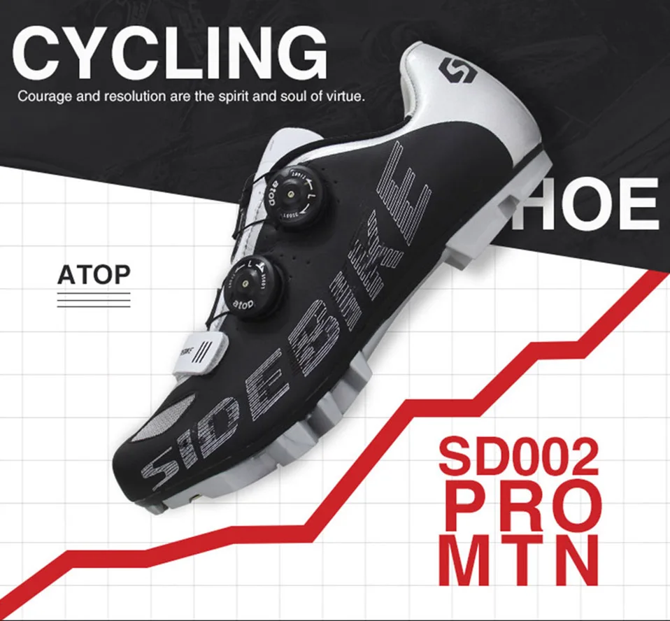 SIDEBIKE, обувь для шоссейного велоспорта, Мужская велосипедная обувь из углеродного волокна, самофиксирующаяся дышащая Ультралегкая обувь для велосипеда, спортивные кроссовки