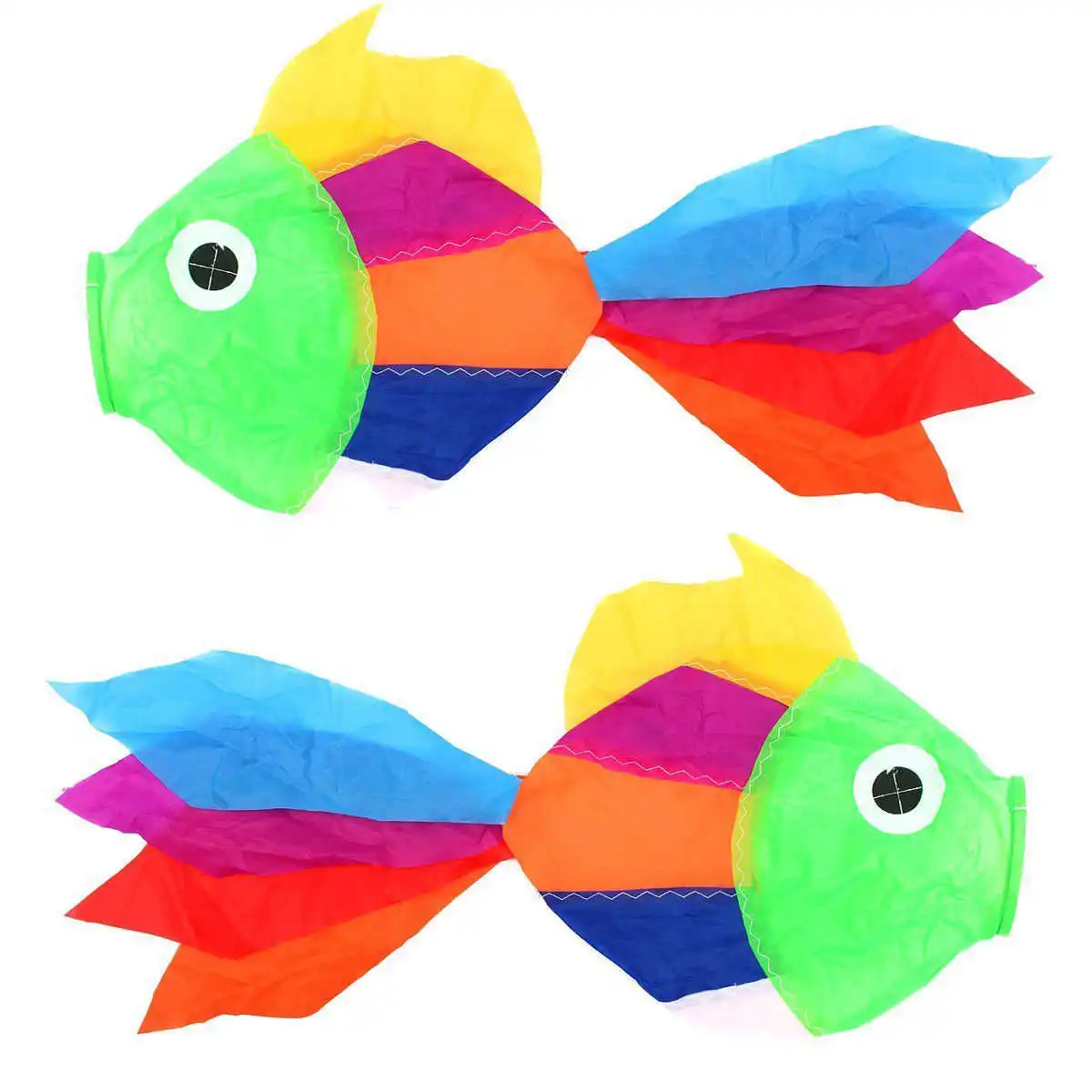 Rainbow Fish Windsock Streamer Kite Outdoor Sports Garden Tent Festival Flag New Colorful