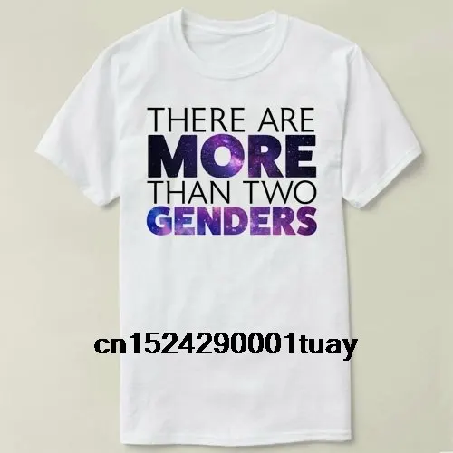 

Non Binary There are more than two genders Tee short sleeve cotton t-shirt women and men