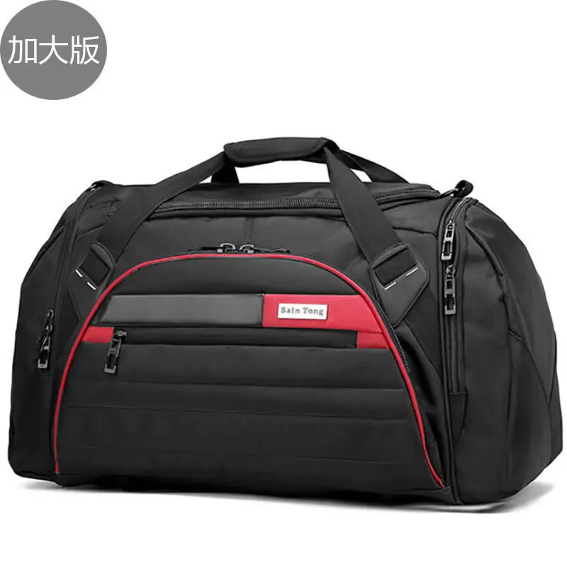 Высококачественная многофункциональная Мужская Спортивная Терилен спортивная сумка для фитнеса Женская тренировочная прочная водонепроницаемая сумка Sac De Sport - Цвет: Red(Enlarged v)