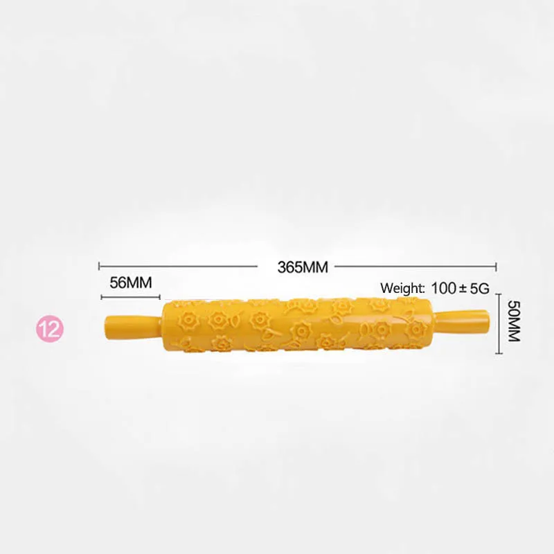 Инструмент для украшения торта рельефный валик 1 шт. узорная Скалка Кухонные гаджеты антипригарные различные узоры Аксессуары для выпечки