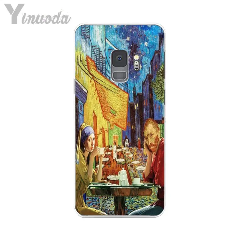Van Gogh Mona Lisa Funny Art Girl with a pear earing