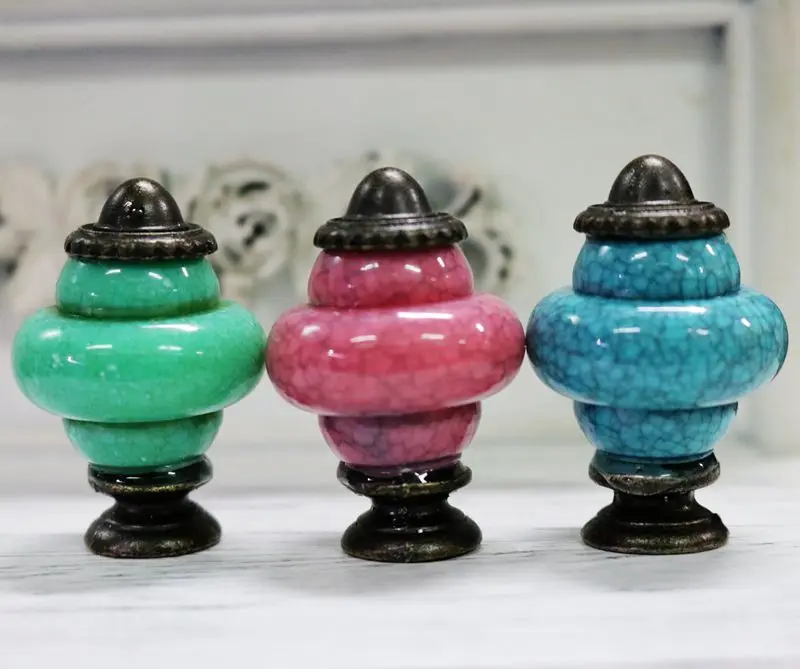 5PCS 28mm Acrylic kitchen Knobs And Handles Dresser Cupboard