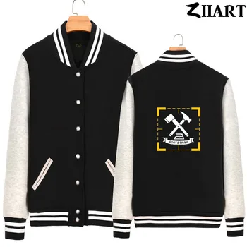 

root shaw Person of Interest yellow box Couple Clothes Man Boys Full Zip Autumn Winter Fleece Baseball jackets ZIIART