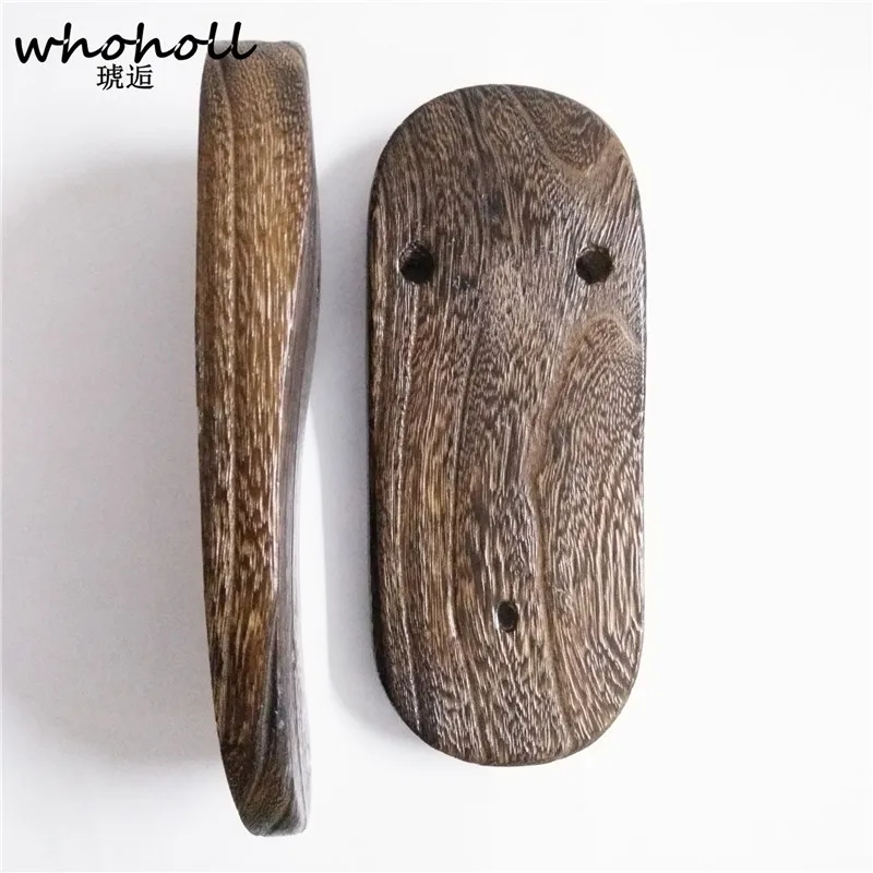 WHOHOLL Новое поступление г. летние женские сандалии с круглым носком деревянный каблук шлёпанцы для женщин японские гэта, сабо шлёпанцы жен