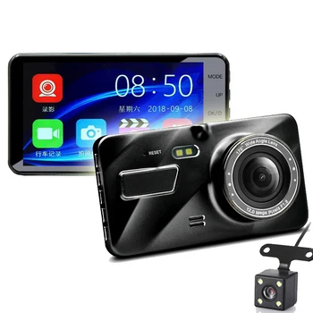 

4 inch Screen Car DVR Camera 1080P Dash Camera with Rearview Loop Video Recorder G-sensor Night Vision Motion Detection Recorder
