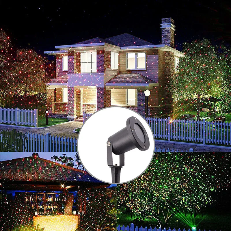 Red green laser light 2LED Solar (12)