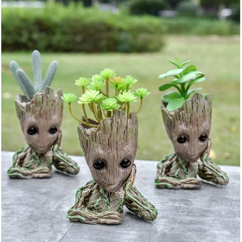 Strongwell Groot горячие игрушки Marvel Guardians Groot галактика Мстители милый ребенок дерево человек фигурка игрушки