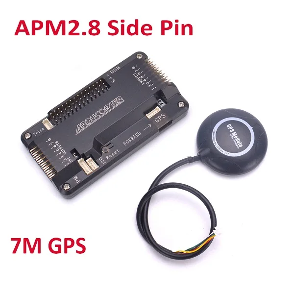 APM2.8 APM 2,8 ardupilot Контроллер полета M8N 7M gps встроенный компас для радиоуправляемого мультикоптера F450 S550 - Цвет: APM2.8 and 7M