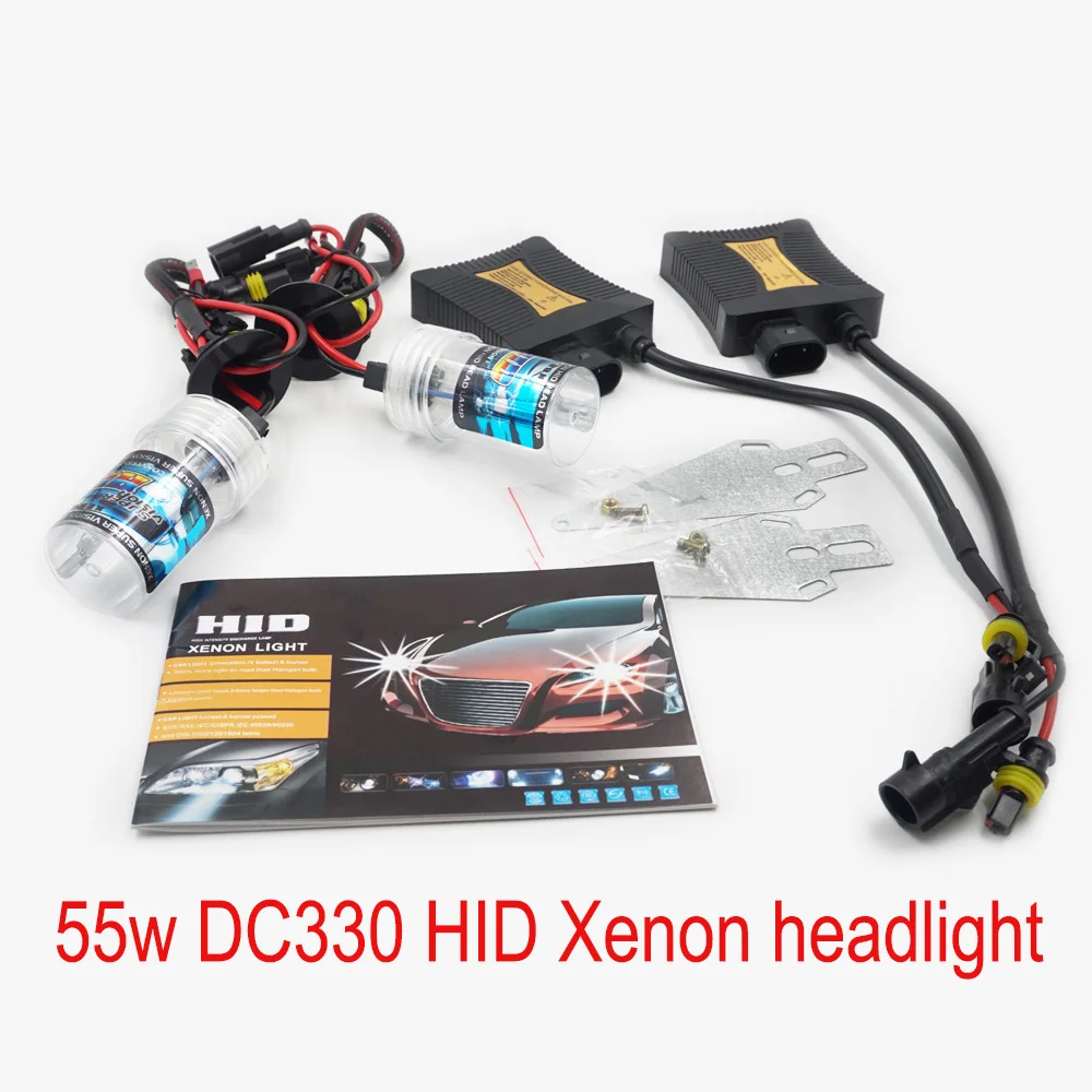 

Car HID Xenon 55w SLIM BALLAST Bulbs DC330 Auto parts 880 9005 9006 H1 H3 H7 H11 9004 H4 H13 Fog Front light source