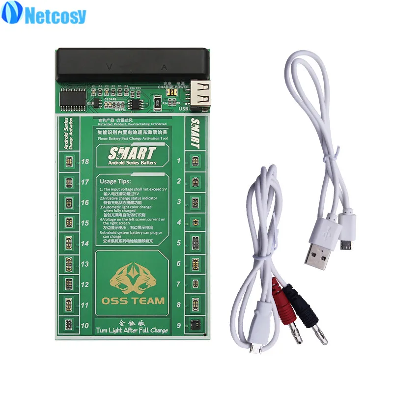 

Netcosy Test Cable Battery Activation Board For Android Series Smartphone Battery Fast Charging and Activated 2 in 1 Tools