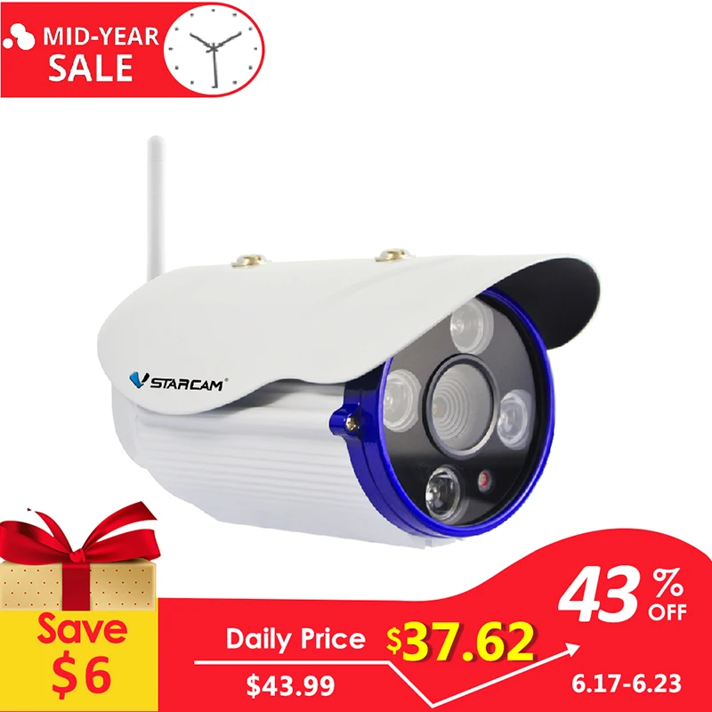Vstarcam 720 P ip камера Wifi IP66 Водонепроницаемая bullet для наружного наблюдения CCTV видео
