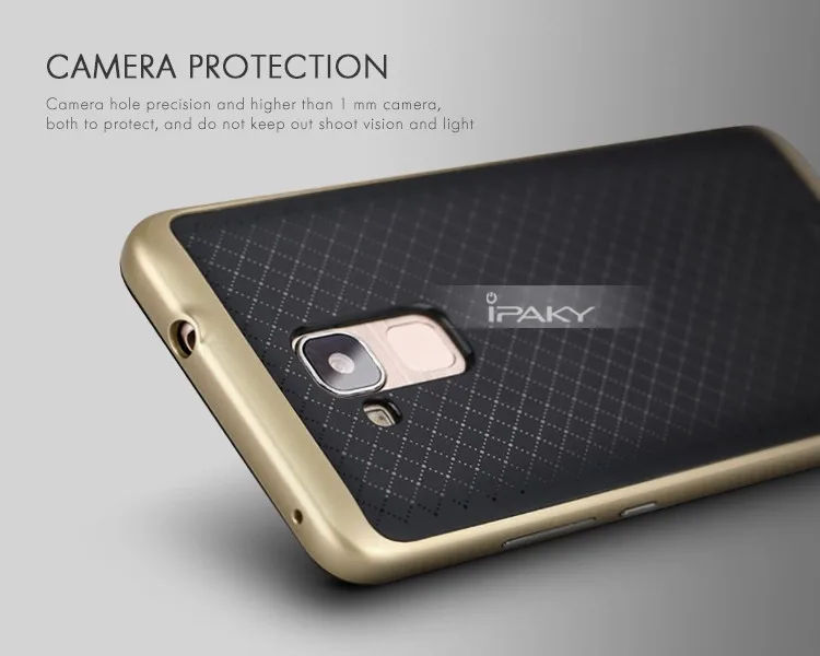 Original iPaky Brand Huawei Honor 5C Case Luxury Neo Hybrid Armor Silicone Back Cover with Frame for Honor 5c (4)