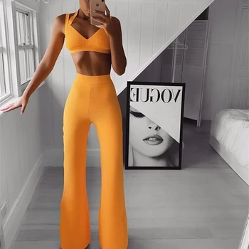 

KLEEZY 2019 New Summer Women Runaway Celebrity Evening Party Spaghetti Strap 2 Piece Set Vestidos Verano Sexy Club Set HL4980