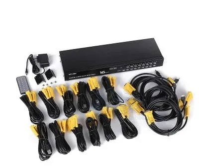 8 портов автоматический USB 2 0 KVM переключатель VGA + аудио 1920*1440 кнопка
