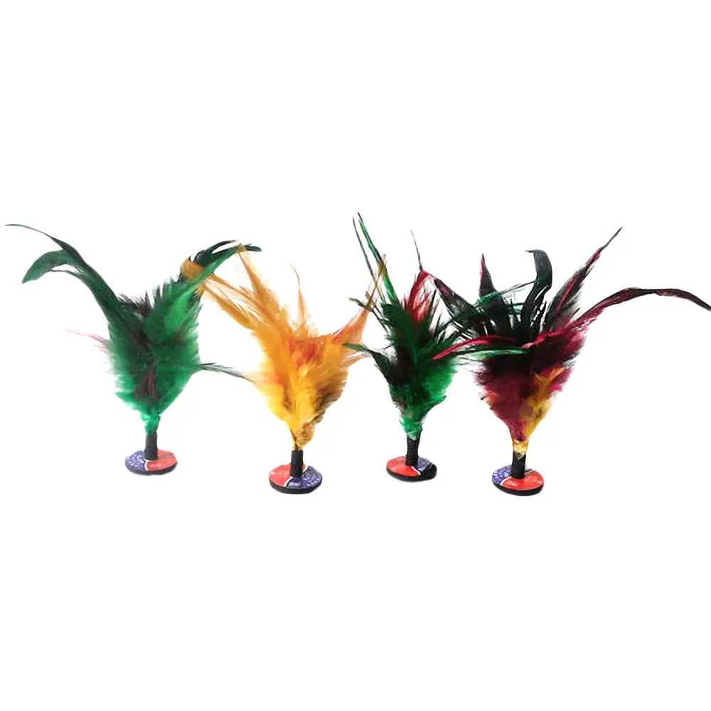 

Outdoor Shuttlecock Foot Feather Game Activities Exercise Silicone Base
