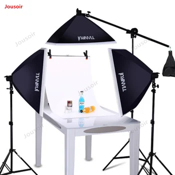 

three-lamp softbox photographic lamp Studio set to fill light shooting table lamp prop photographic equipment CD50 T03