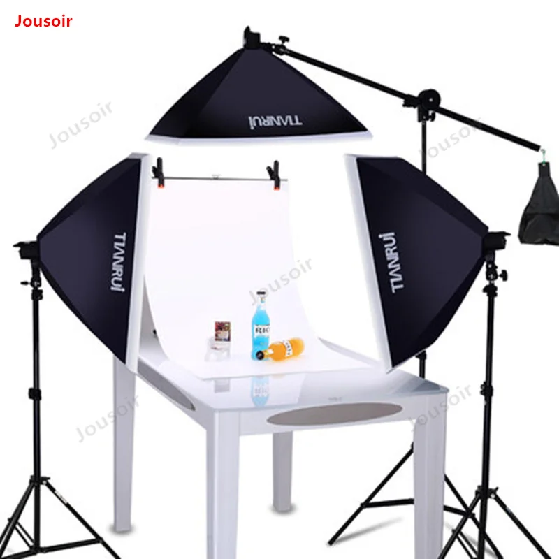 

three-lamp softbox photographic lamp Studio set to fill light shooting table lamp prop photographic equipment CD50 T03