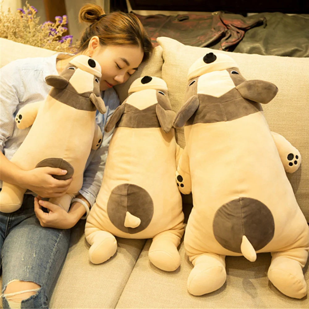 

Fancytrader Cute Shar Pei Dog Plush Doll Big 70cm Soft Stuffed Animals Dog Toys Decoration Gifts for Children