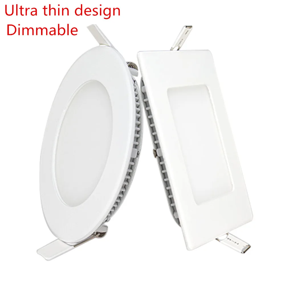 

Ultra thin design 25W LED ceiling recessed grid downlight / Dimmable square panel light 225mm, 1pc/lot free shipping