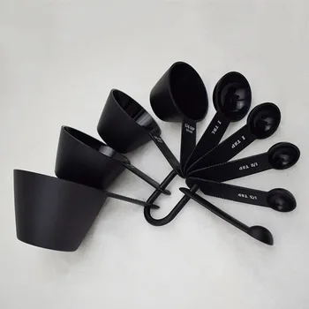 

9pcs/set ABS Measuring Spoon Cake Baking Flour Measuring Ladle with Scale Teaspoon Coffee Seasoning Spoons Kitchen Cooking Tools