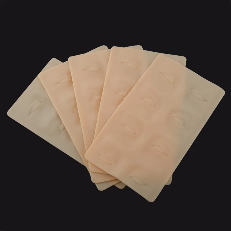 

5pcs/Lot High Quality Tattoo Practice Skin 3D Cosmetic Permanent Makeup Eyebrow Eye Practice Skin