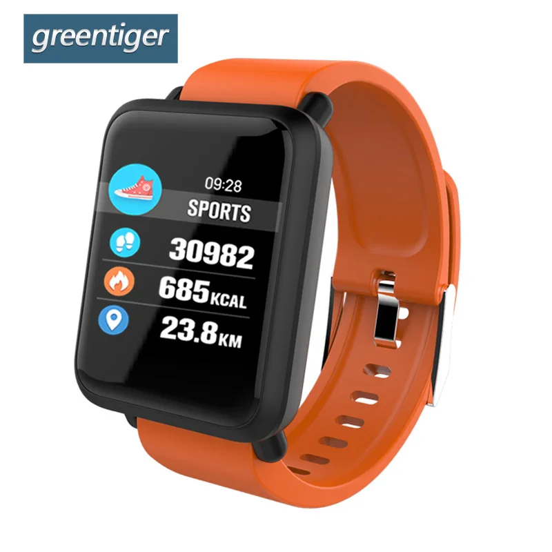 

Greentiger M28 Smart Watch Blood Pressure Monitoring Smartwatch Fitness Tracker Heart Rate IP67 Waterproof Sport Smart Wristband