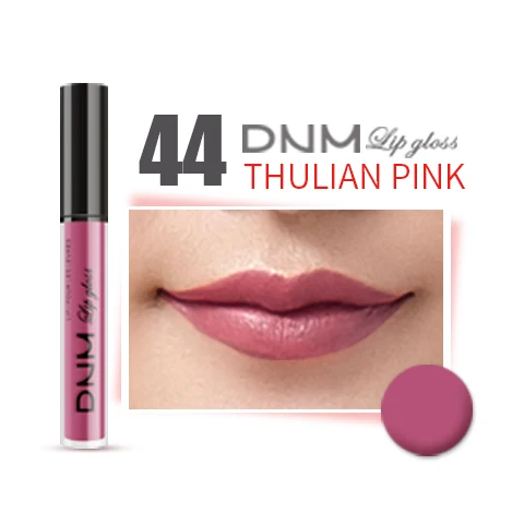 DNM сверкающий блеск для губ, помада, оттенок, увлажняющий блеск, макияж, жидкий блеск для губ, помада, макияж, 52 цвета, блестящая краска, брендовая косметика - Цвет: 44 THULIAN PINK