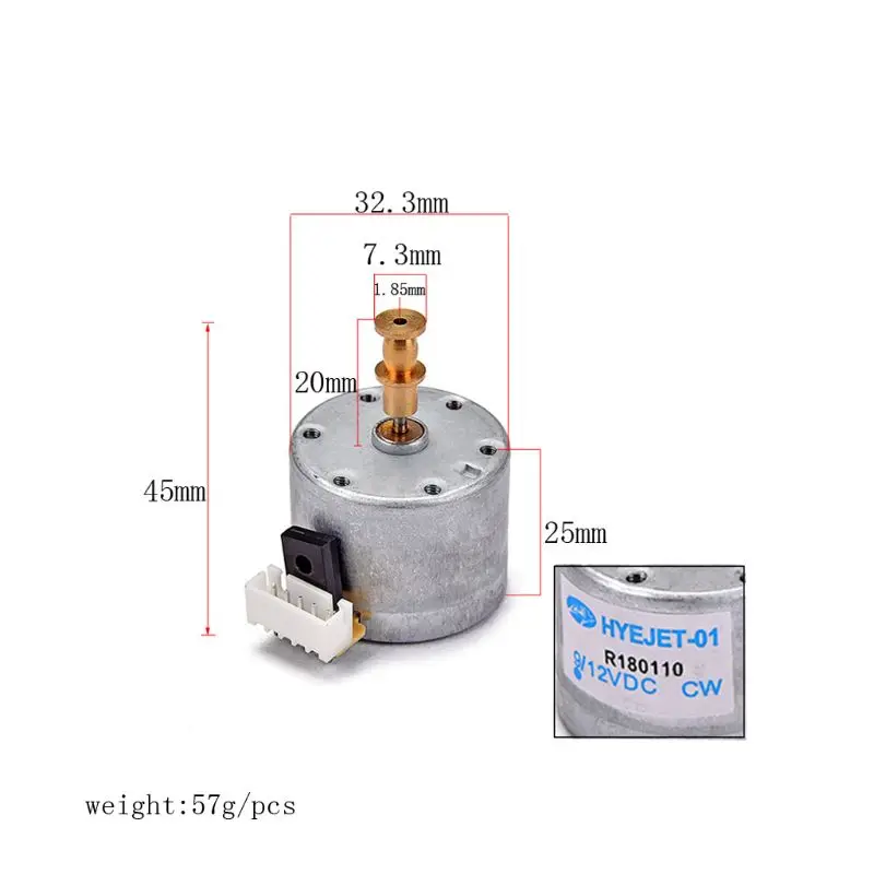 Фонограф граммофон металлический двигатель поворотного круга DC 12V проигрыватель Запчасти Аксессуары W20