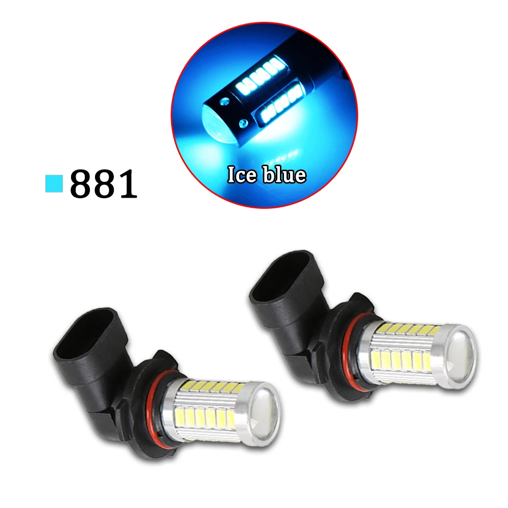 Светодиодные противотуманные лампы H27 881 880 14 Вт 6000 лм 2 шт.|Передние LED-фары для