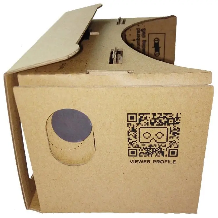 Nuevo Google cartón Gafas Realidad Virtual 3D Compatible VR caja incluye  los códigos QR con el envío NFC Tag venta al por mayor _ - AliExpress Mobile