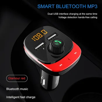 Led デジタル表示画面車の bluetooth MP3 12 v/24 v ロスレス MP3 音楽デュアル usb 高速充電 MP3 車の充電器電子