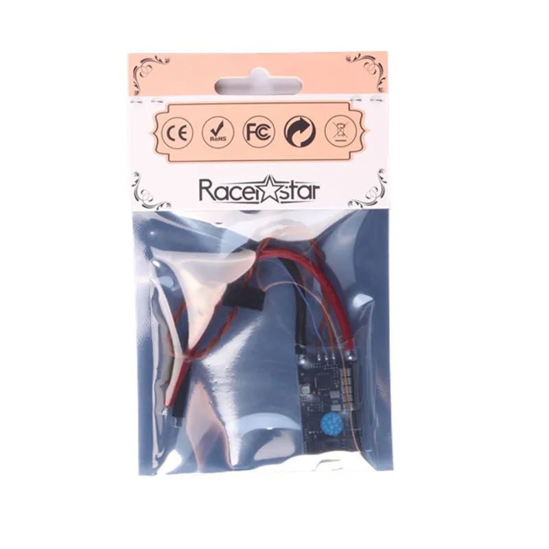 Татуировка Racerstar + 52A BLheli_32 72 МГц GD32F150 2 6S ESC Dshot1200 датчик готового тока Светодиодная