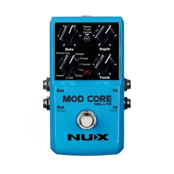 

NUX Mod Core Deluxe Guitar Effect Pedal 8 Modulation Effects 1 Preset Tone Lock Electric Guitarra Pedal Guitar Parts