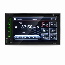 6.2 Pantalla Táctil Univeral Car DVD Radio Reproductor de Vídeo 1080 P HD USB Reproductor de MP4/MP5 de Siete colores de modulación + control remoto