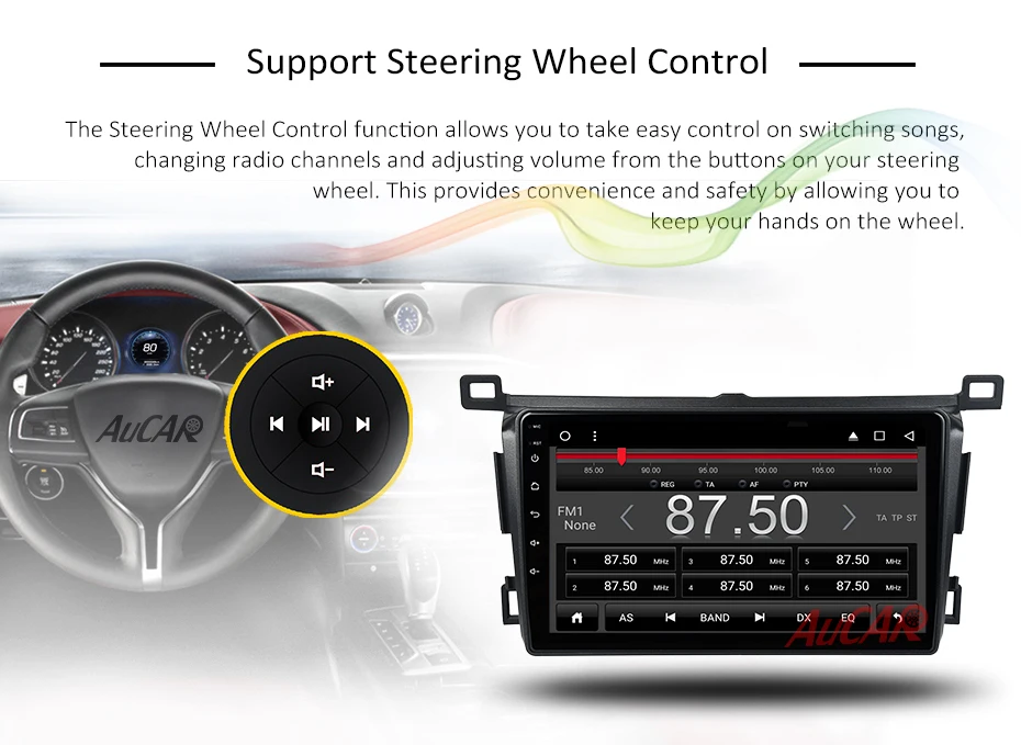 Cheap 9" 2 Din 1 Din Android 8.1 Car Radio for Toyota RAV4 2013 2014 2015 2016 2017 2018 2019 Stereo Video GPS Multimedia 14