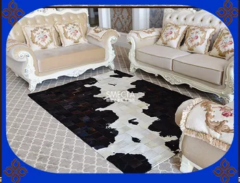 

2018 free shipping 100% natural genuine cowhide rugs for sale
